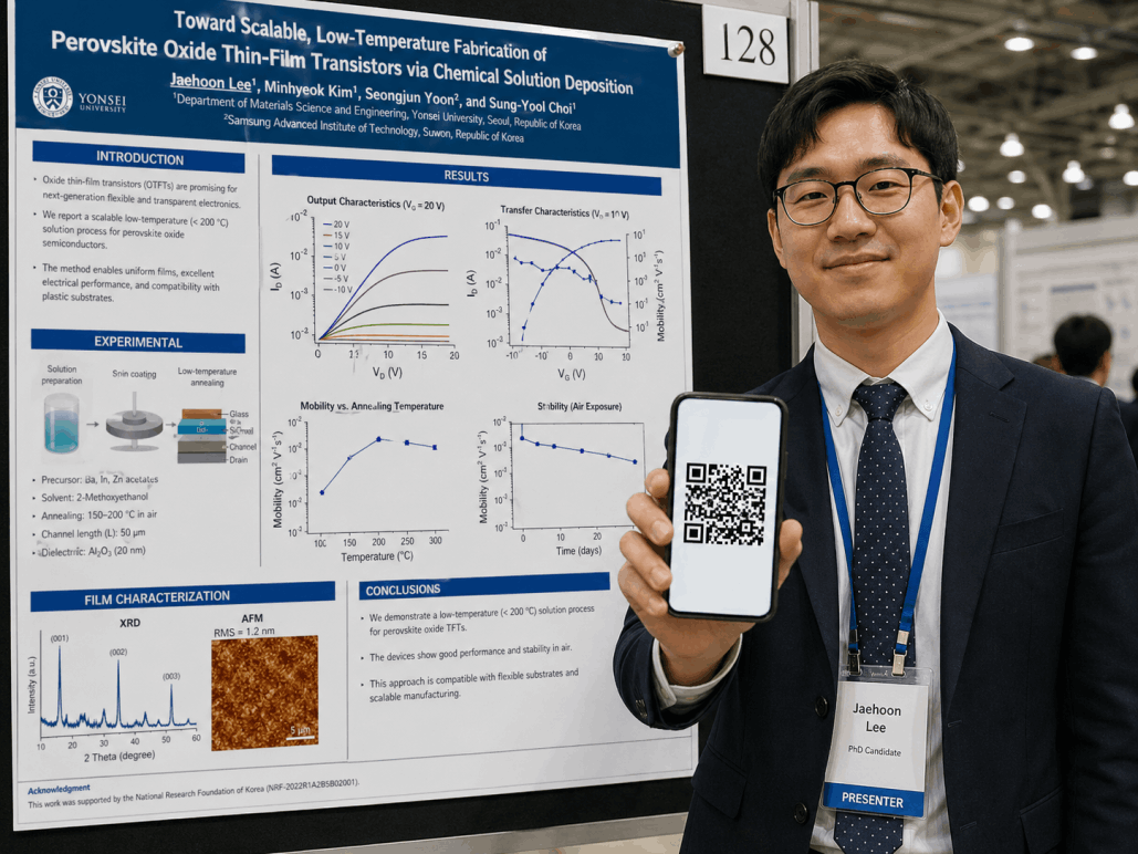 QR code on a cell phone